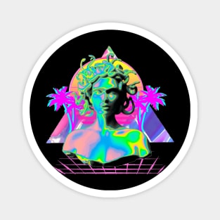 vaporwave medusa Magnet